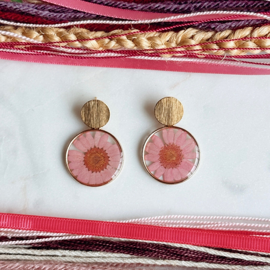 Aretes Margarita • Rosa